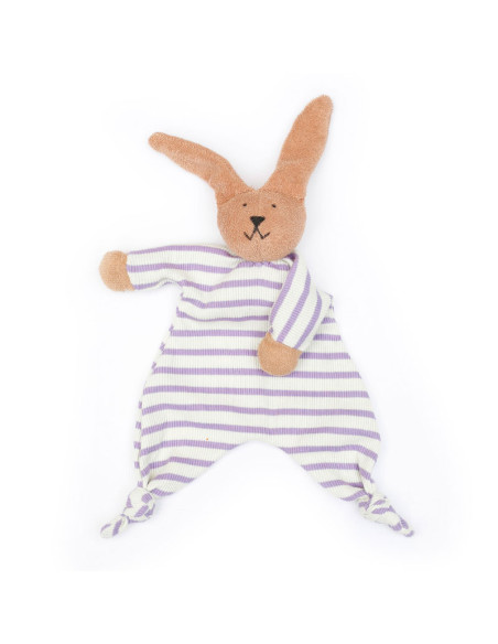 Doudou para bebés Rayas Conejo NANCHEN