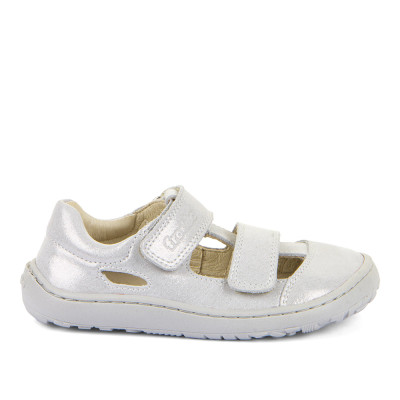 Sandalia barefoot D-Velcro G3150291-15 Silver Froddo