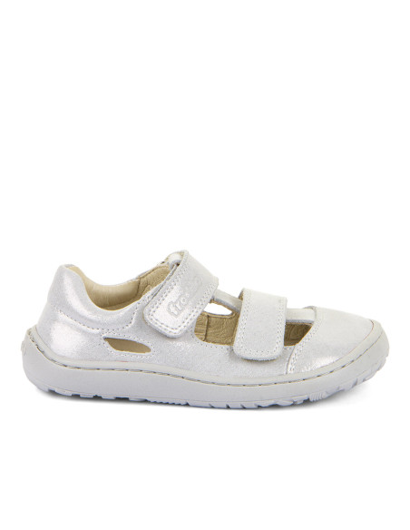 Sandalia barefoot D-Velcro G3150291-15 Silver Froddo