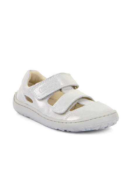 Sandalia barefoot D-Velcro G3150291-15 Silver Froddo