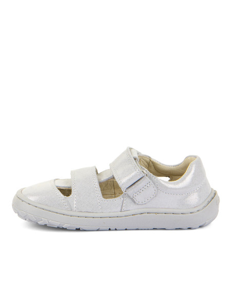Sandalia barefoot D-Velcro G3150291-15 Silver Froddo