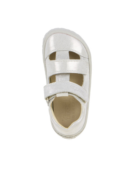 Sandalia barefoot D-Velcro G3150291-15 Silver Froddo