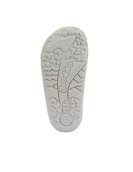 Sandalia barefoot D-Velcro G3150291-15 Silver Froddo