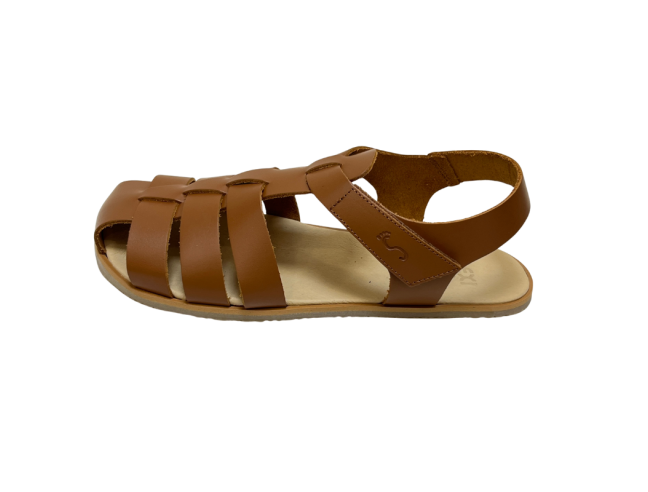Sandalia barefoot Romana Flexi NENS Cuero