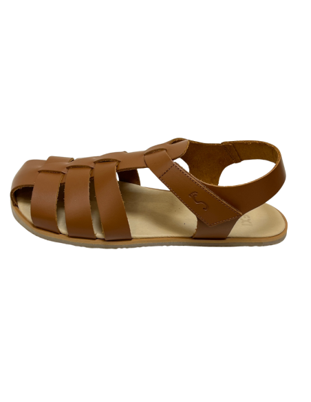 Sandalia barefoot Romana Flexi NENS Cuero