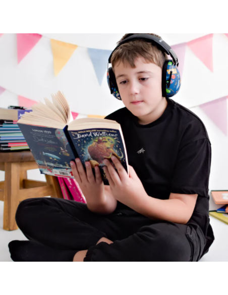 Auriculares cancelación de ruido para niñas y niños KIDS BANZ Transports (+3 años)