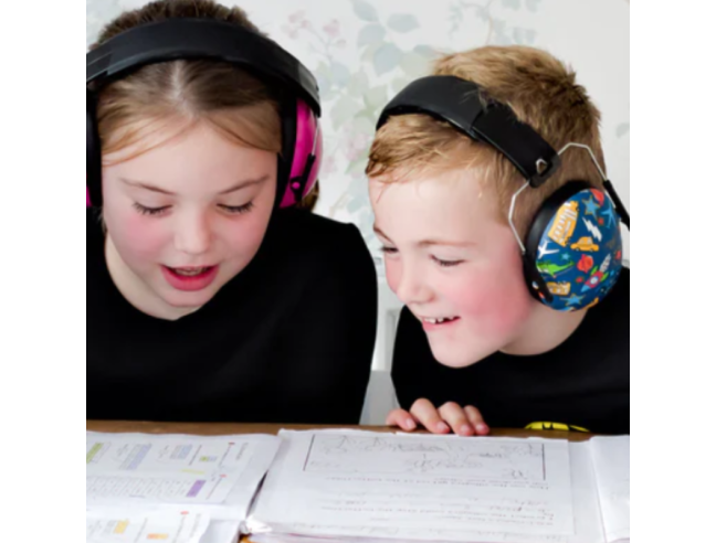 Auriculares cancelación de ruido para niñas y...