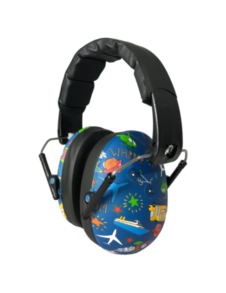 Auriculares cancelación de ruido para niñas y niños KIDS BANZ Transports (+3 años)