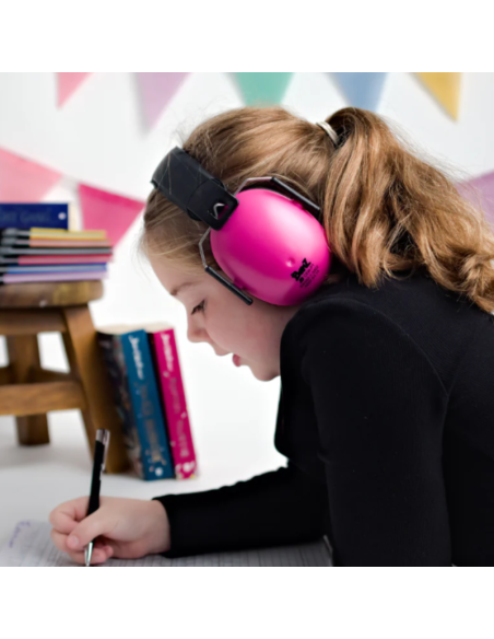 Auriculares cancelación de ruido para niñas y niños KIDS BANZ Petal Pink (+3 años)