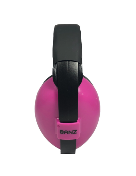 Auriculares cancelación de ruido para bebés BABY BANZ Fucsia (0-2 años)