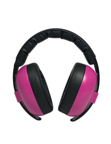 Auriculares cancelación de ruido para bebés BABY BANZ Fucsia (0-2 años)