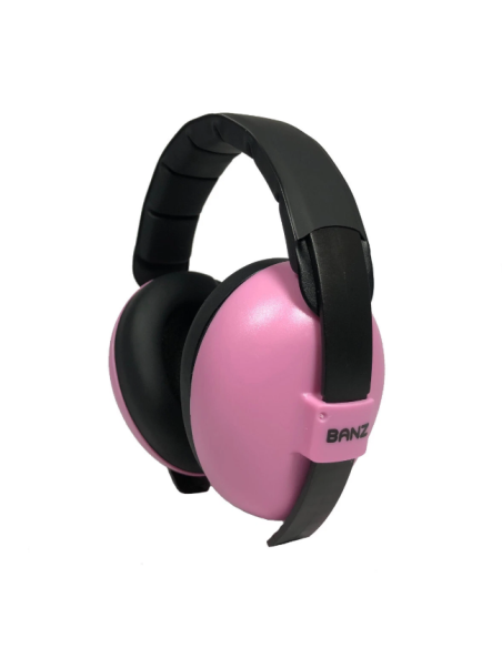 Auriculares cancelación de ruido para bebés BABY BANZ Pink (0-2 años)