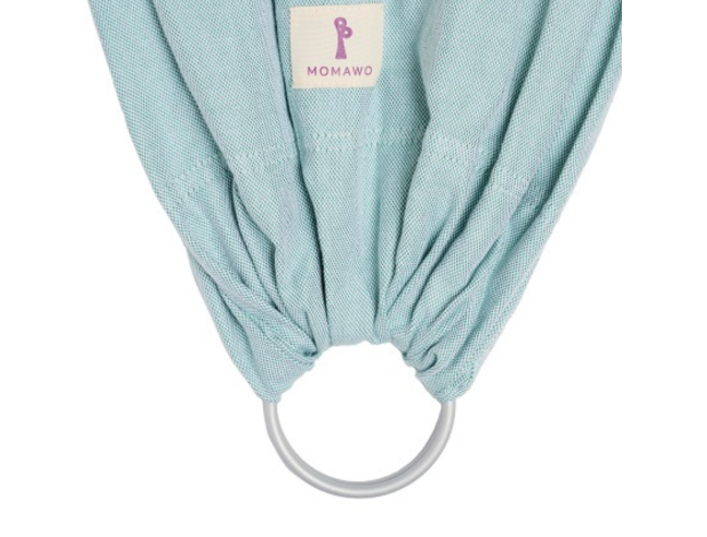 Bandolera portabebés de bambú Fresh Menta MOMAWO