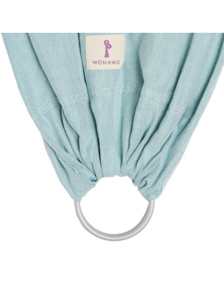 Bandolera portabebés de bambú Fresh Menta MOMAWO