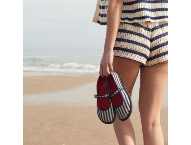Merceditas barefoot Barevene Mary Jane Capri