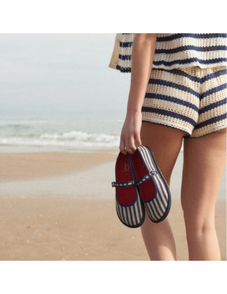 Merceditas barefoot Barevene Mary Jane Capri