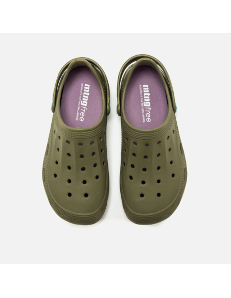 Zuecos barefoot FREE CARE KAKI Mustang