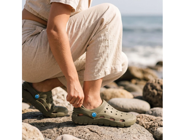 Zuecos barefoot FREE CARE KAKI Mustang