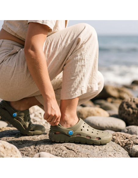 Zuecos barefoot FREE CARE KAKI Mustang