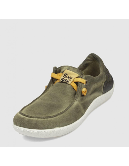 Zapatillas Wallabee barefoot KUNASHIRI Militar Sunni Sabbi
