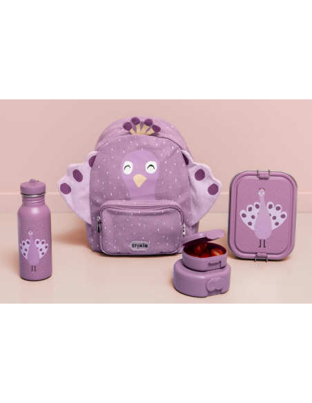 Pack Fiambrera Trixie con clip abre fácil- 2 Uds. - Peacok