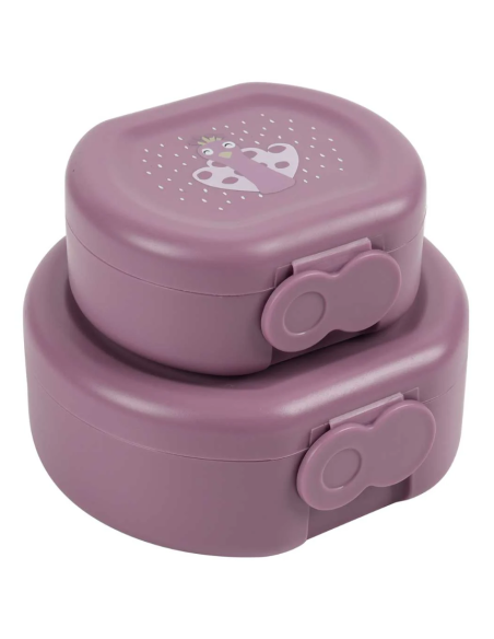 Pack Fiambrera Trixie con clip abre fácil- 2 Uds. - Peacok
