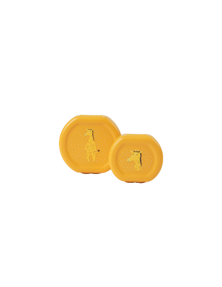 Pack Fiambrera Trixie con clip abre fácil- 2 Uds. - Giraffe