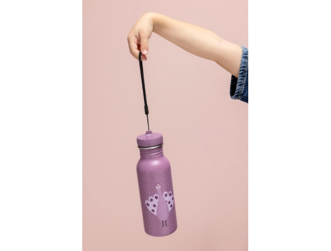 Botella Trixie de acero inoxidable Peacok 500ml