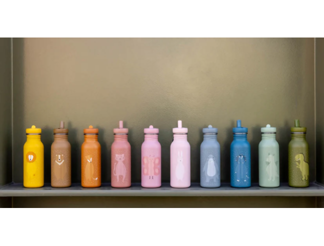 Botella Trixie de acero inoxidable Butterfly...