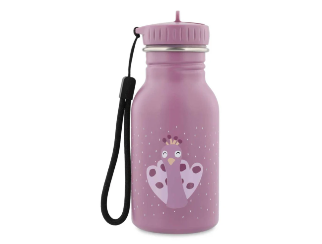 Botella Trixie de acero inoxidable Peacok 350ml