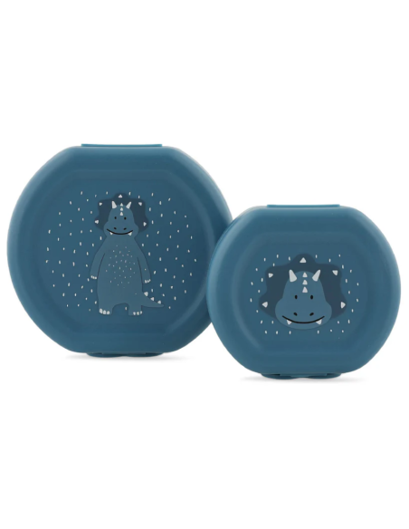 Pack Fiambrera Trixie con clip abre fácil- 2 Uds. - Mr. Triceratops