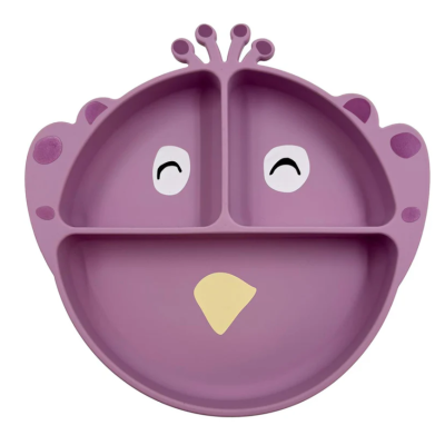 Plato Silicona con ventosa y compartimentos Trixie PEACOK