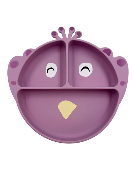 Plato Silicona con ventosa y compartimentos Trixie PEACOK