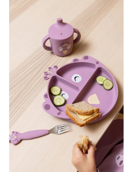Plato Silicona con ventosa y compartimentos Trixie PEACOK