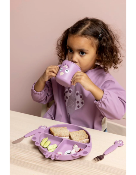Plato Silicona con ventosa y compartimentos Trixie PEACOK