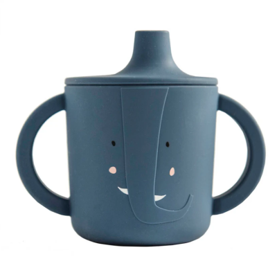 Vaso de aprendizaje de silicona Trixie Elephant
