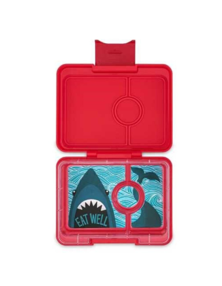 YUMBOX SNACK 3C Surf Rojo+Sharky