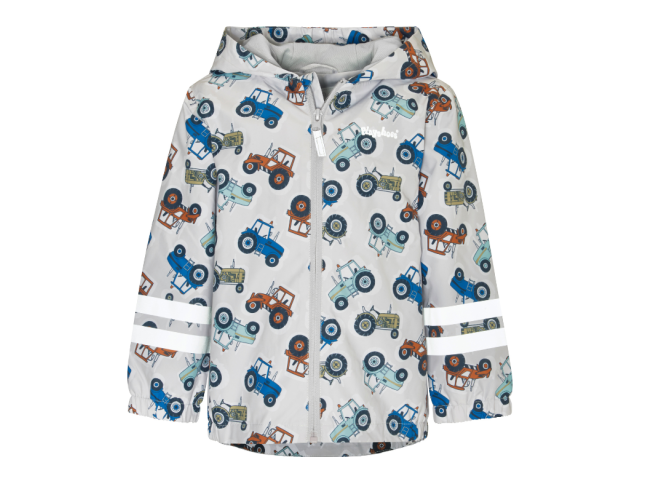 Chaqueta impermeable infantil Playshoes Tractores