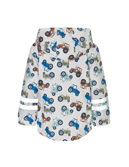 Chaqueta impermeable infantil Playshoes Tractores