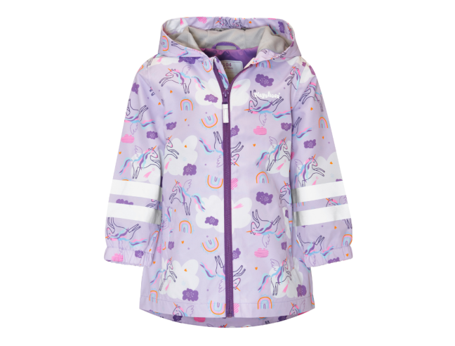 Chaqueta impermeable infantil Playshoes Unicornios