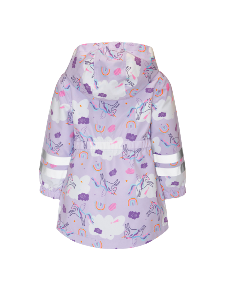 Chaqueta impermeable infantil Playshoes Unicornios