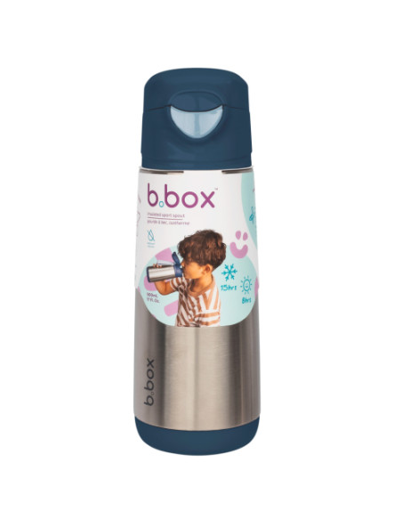 Botella termo con boquilla dosificadora 500 ml - Midnight B.Box