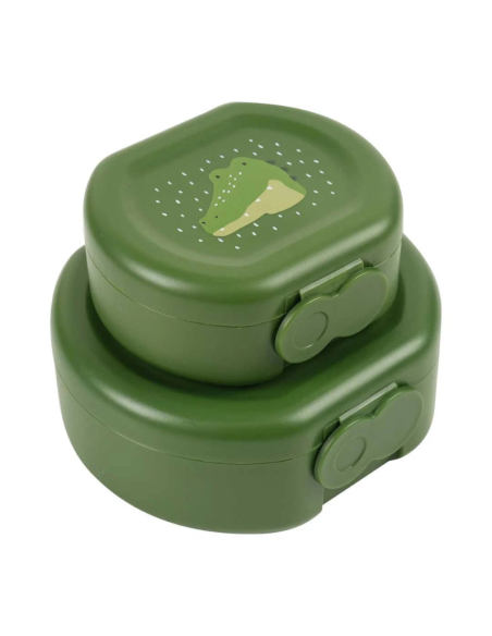 Pack Fiambrera Trixie con clip abre fácil- 2 Uds. - Alligator