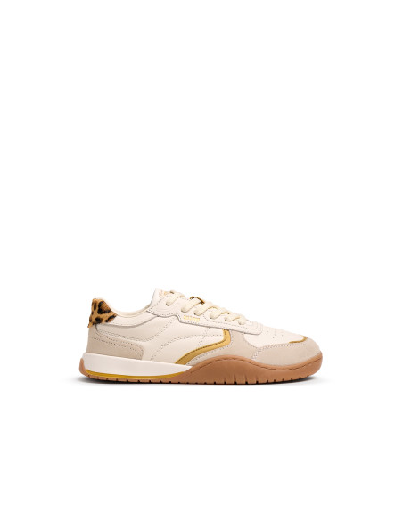 Deportiva barefoot FREE-ORBIT Nappa Leather Crudo/Leo Mustang