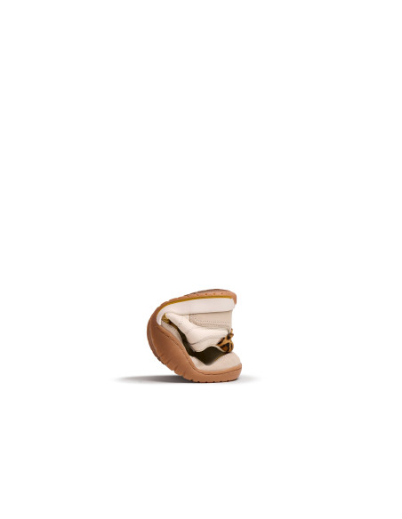 Deportiva barefoot FREE-ORBIT Nappa Leather Crudo/Leo Mustang