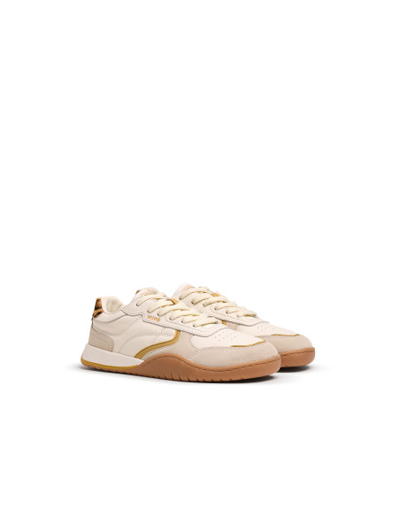 Deportiva barefoot FREE-ORBIT Nappa Leather Crudo/Leo Mustang