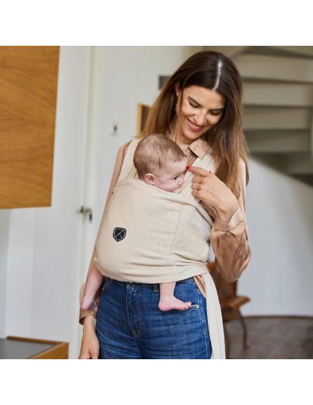Fular elástico preanudado Cuddle Band 1 Beige Koala BabyCare