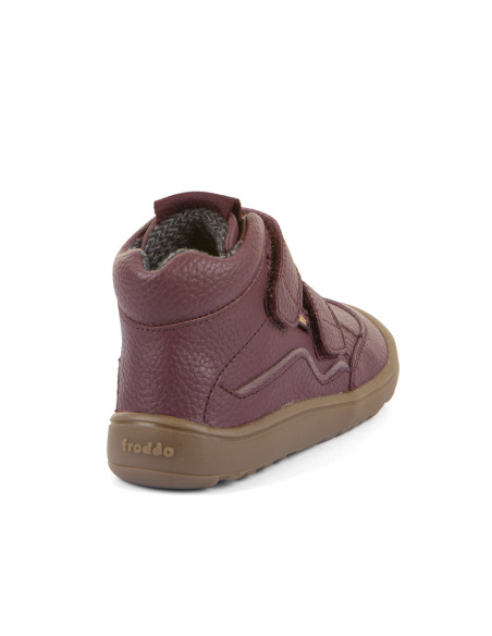 Botín Barefoot Froddo Autum TEX Leather G3110264-12 BURDEOS