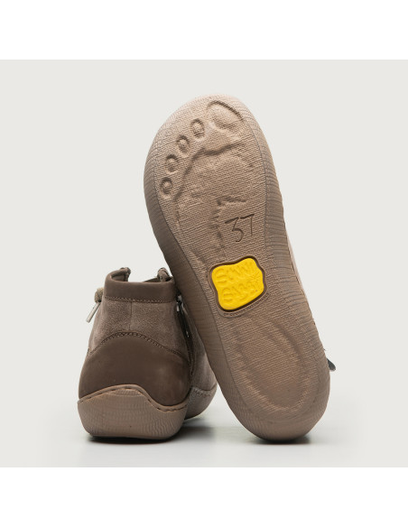 Zapato abotinado Wallabee NAYA barefoot Sunni Sabbi  TAUPE