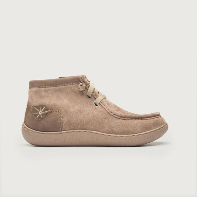 Zapato abotinado Wallabee NAYA barefoot Sunni Sabbi  TAUPE